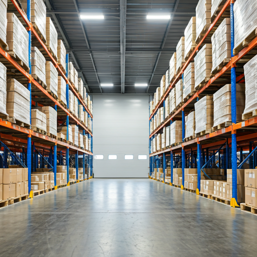 Logistics Warehouse Interior