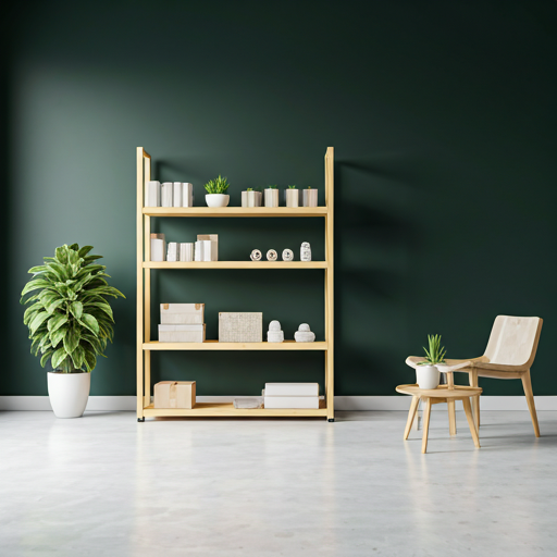 Modern warehouse interior